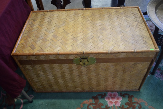 EARLY WOVEN HOPE CHEST!