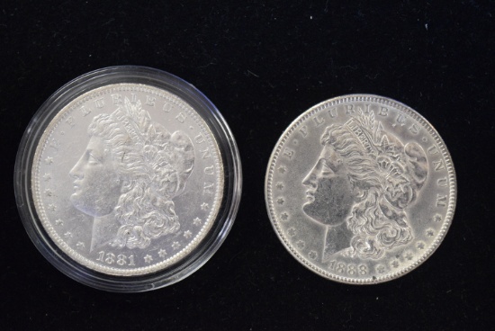 1881 O/1888 SILVER DOLLARS!