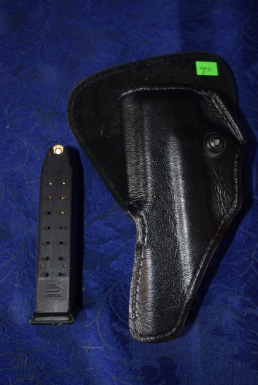 GLOCK MAG W/AMMO AND HOLSTER!