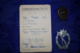 LATE WAR SOLDIER ID BOOK AND BADGES!
