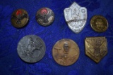 INCREDIBLE WWII TINNIE AND BADGE LOT!