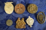 INCREDIBLE WWII TINNIE AND BADGE LOT!