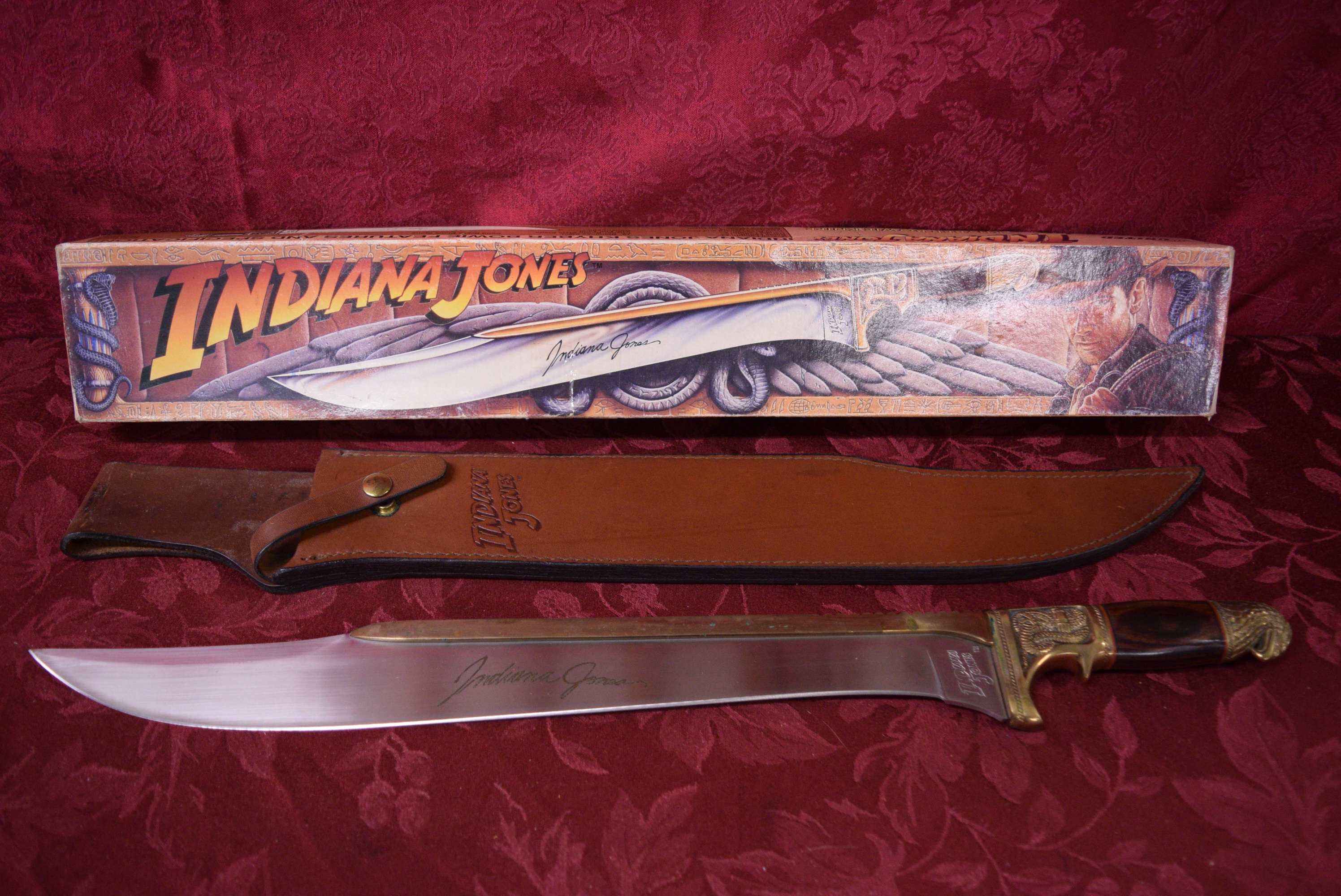 INDIANA JONES KHYBER BOWIE KNIFE! | Proxibid INDIANA JONES KHYBER BOWIE KNIFE! | Proxibid