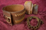 GRIFFIN SADDLERY AMMO BELT, HOLSTERS AND MORE!