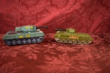 HIGHLY COLLECTABLE TIN LITHO TANKS!