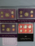 4 UNITED STATES PROOF SETS!