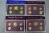 4 UNITED STATES PROOF SETS!