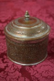 BEAUTIFULLY CRAFTED TOBACCO JAR WITH LID!