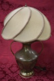 VERY OLD BRASS TABLE LAMP!