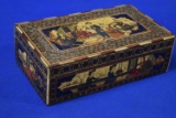 VERY OLD WOODEN INLAID BOX!