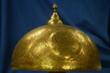 VERY OLD BRASS/BRONZE LAMP SHADE!