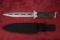 DAKKAR DOUBLE EDGED DAGGER WITH SHEATH!