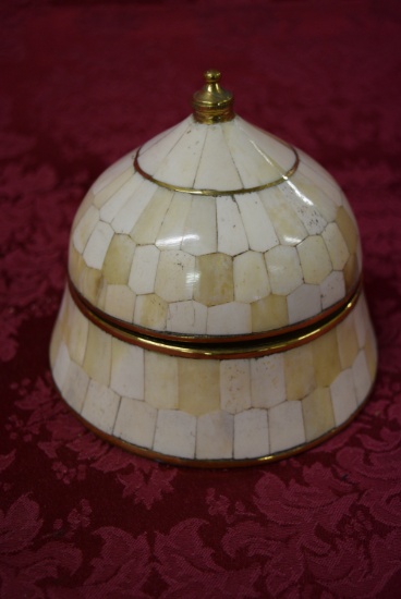 ELEGANT CAMEL BONE CONTAINER!