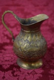 VINTAGE HAMMERED EMBOSSED PITCHER!