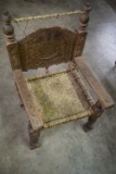 EXTREMELY EARLY MOORISH SIDE CHAIR!