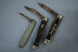 3 AMAZING IXL GEORGE WOSTENHOLM KNIVES!