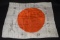 WWII HANDPAINTED JAPANESE GOOD LUCK FLAG!