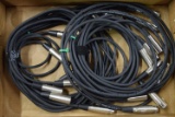 10 XLR 3 PIN MIC EXTENTION CABLES!