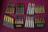 BOX OF MISC WWII AMMO ON CLIPS!