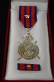 VERY UNIQUE MEDAL OF NATIONAL DEFENSE!