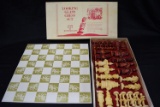 AMAZING LOOKING GLASS CHESS SET!