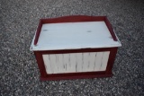 CUSTOM ARTIST HAND PAINTED TRUNK!