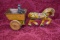 EARLY CART AND HORSE WIND UP TOY!