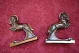AWESOME ART DECO HORSE BOOK ENDS!