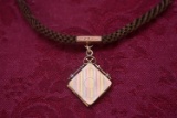 VINTAGE EXTREME BRADED HAIR NECKLACE!