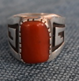 NATIVE AMERICAN STERLING RING!