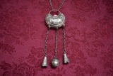 NATIVE AMERICAN STERLING NECKLACE!