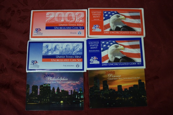 US MINT UNCIRCULATED COIN SETS!