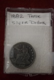 1882 SILVER TRADE DOLLAR!