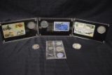 US MINT SS COMMEMORATIVE STAMPS AND COIN!