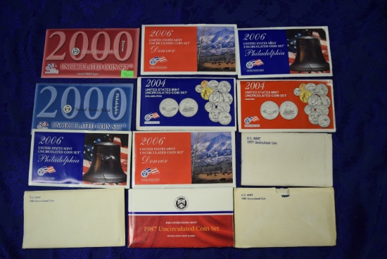 US UNCIRCULATED COIN SETS!