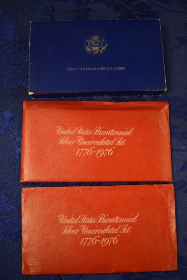 US LIBERTY COINS AND BICENTENNIAL SETS!