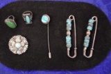 VINTAGE TURQUOISE JEWERLY LOT!