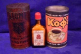 COLLECTORS ANTIQUES CANS AND BOTTLES!
