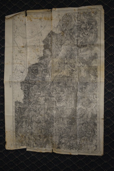 1913 MEZIERES MAP!