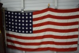 VINTAGE 48 STAR AMERICAN FLAG!