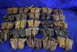 LARGE LOT OF WORLD WAR AMMO POUCHES!