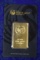 CERTIFIED TROY OUNCE SOLID GOLD BAR! 20-00724