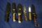 AWESOME LOT OF HUNTING KNIVES!