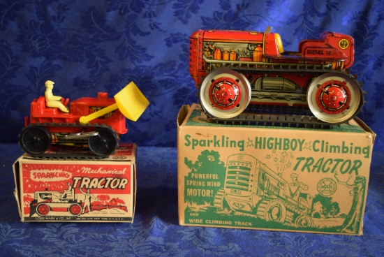 SPARKLING TOY TRACTOR LOT!