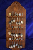 AWESOME LOT OF VINTAGE COLLECTORS SPOONS!