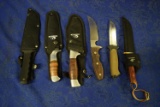 AWESOME LOT OF HUNTING KNIVES!