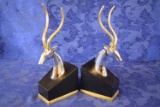 MID CENTURY ANTELOPE BOOKENDS!