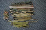 HUGE LOT CANVAS EARLY MILITARY SLINGS & MORE!