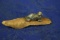 STONE SEAL ON ANCIENT WALRUS TUSK FOSSIL!