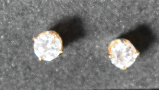 14KT DIAMOND EARRINGS!